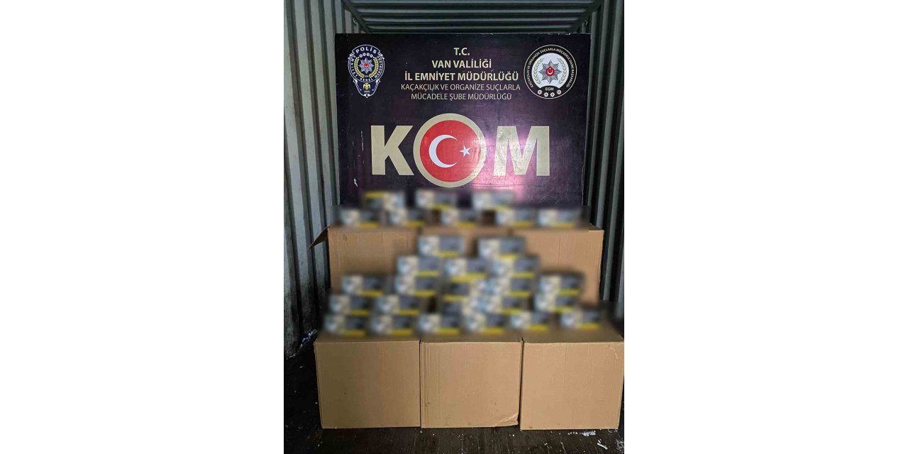 Van’da gümrük kaçağı malzeme yakalandı