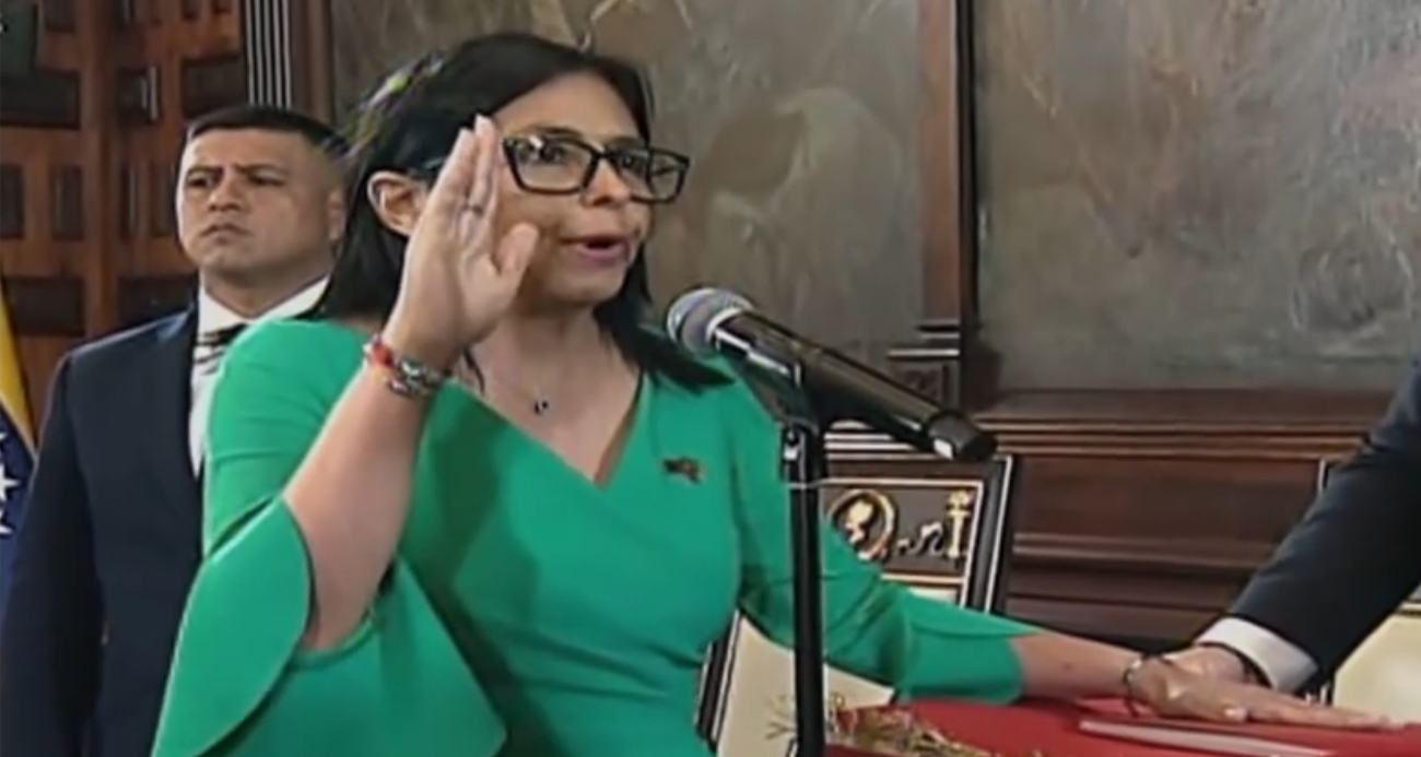 Delcy Rodriguez, Venezuela'nın geçici Devlet Başkanı olarak yemin etti