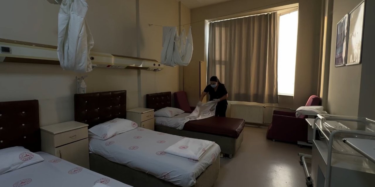 ‘Anne Oteli’ zorlu kış şartlarında hastalar için sıcak bir yuva oldu