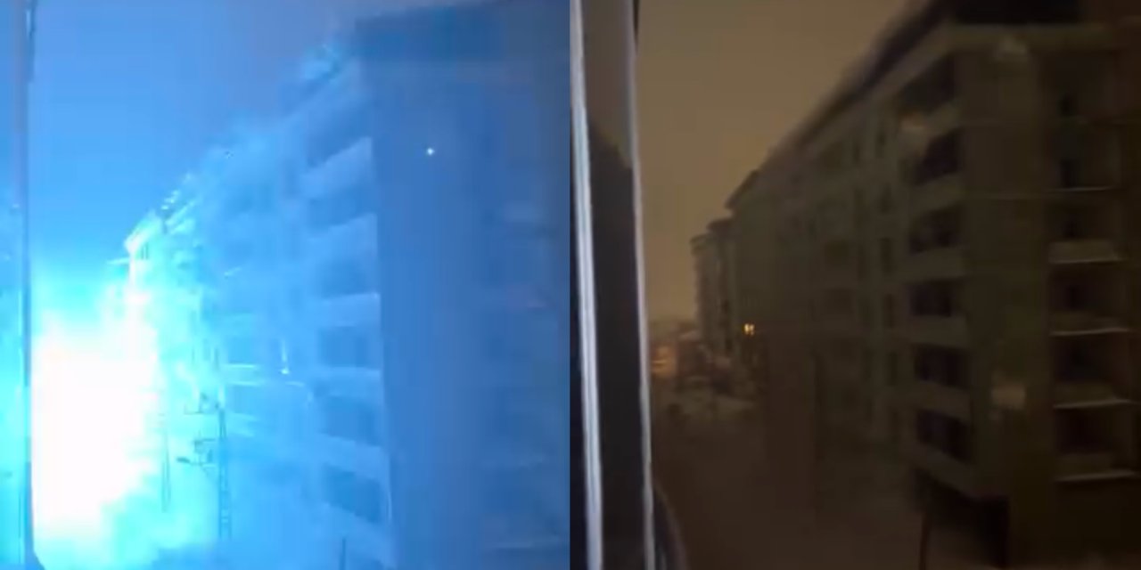 Şemdinli’de çatıdan düşen kar mahalleyi karanlıkta bıraktı