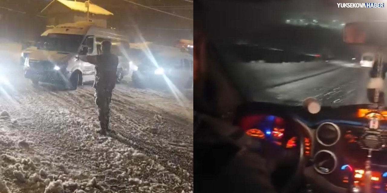 Çığ nedeniyle kapanan Van-Hakkari karayolu 7 saat sonra açıldı