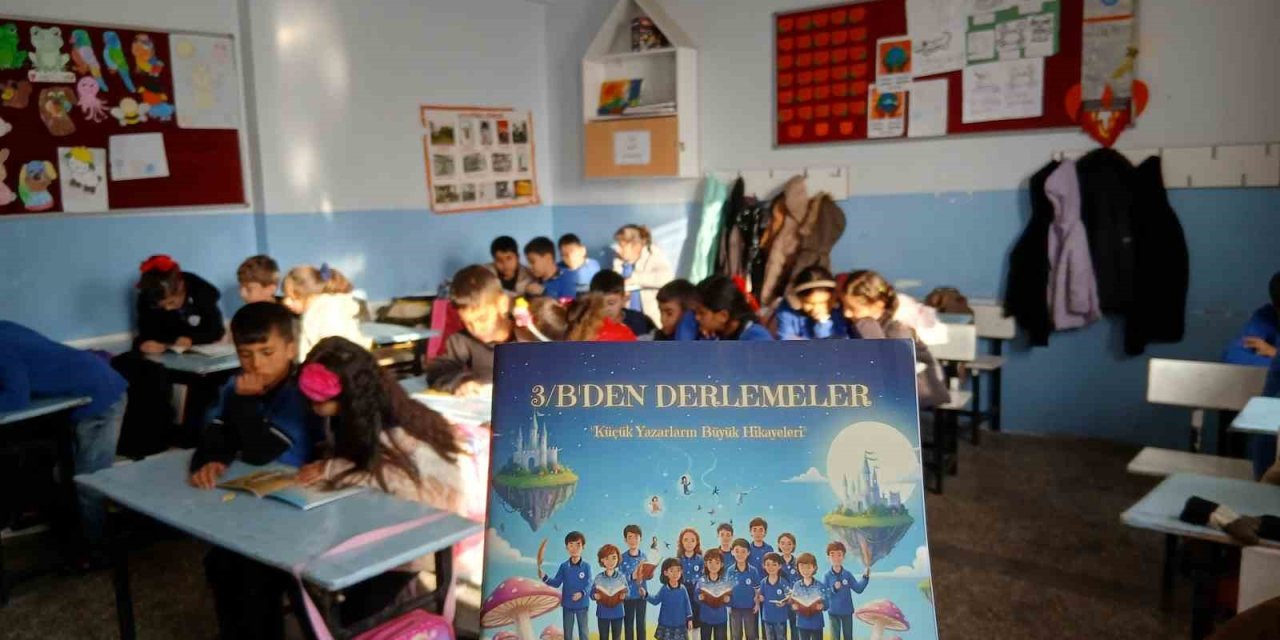 Diyarbakır'da ilkokul öğrencileri, hayallerini kitaba taşıdı