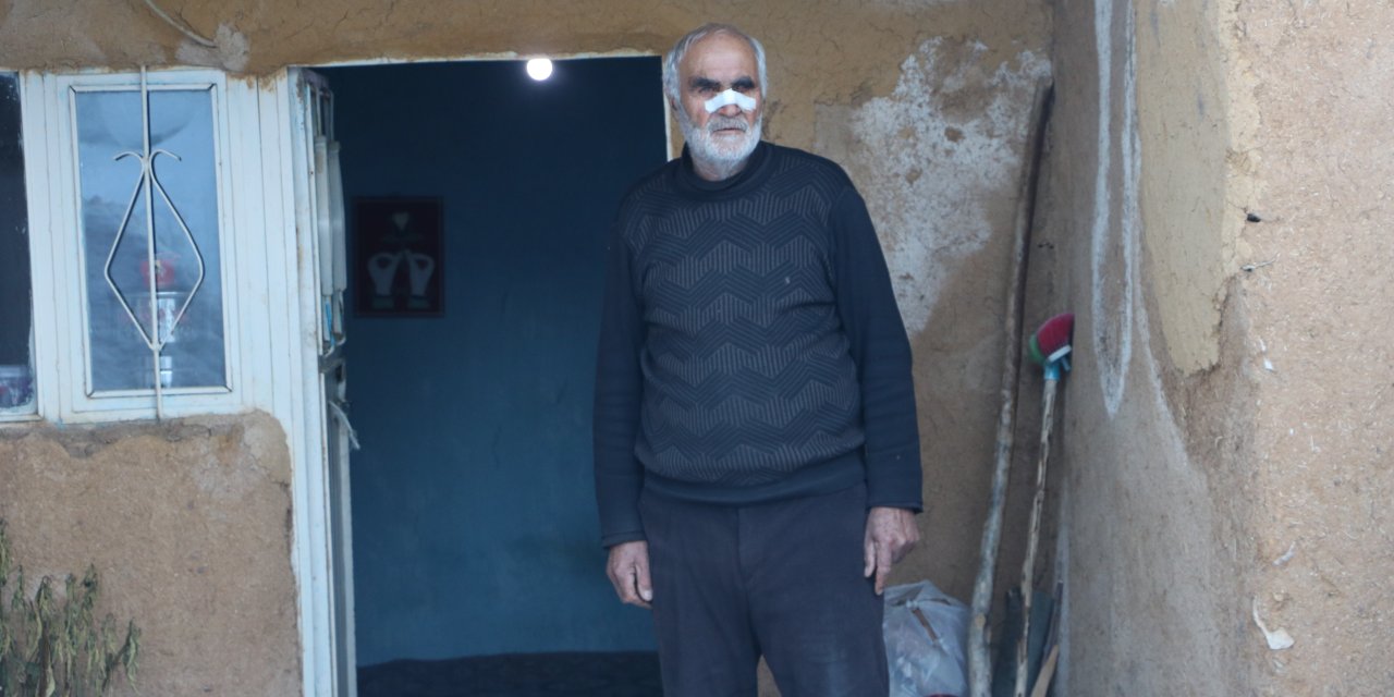 Tuvalet ve banyosu olmayan tek odalı evde yaşam mücadelesi veriyor