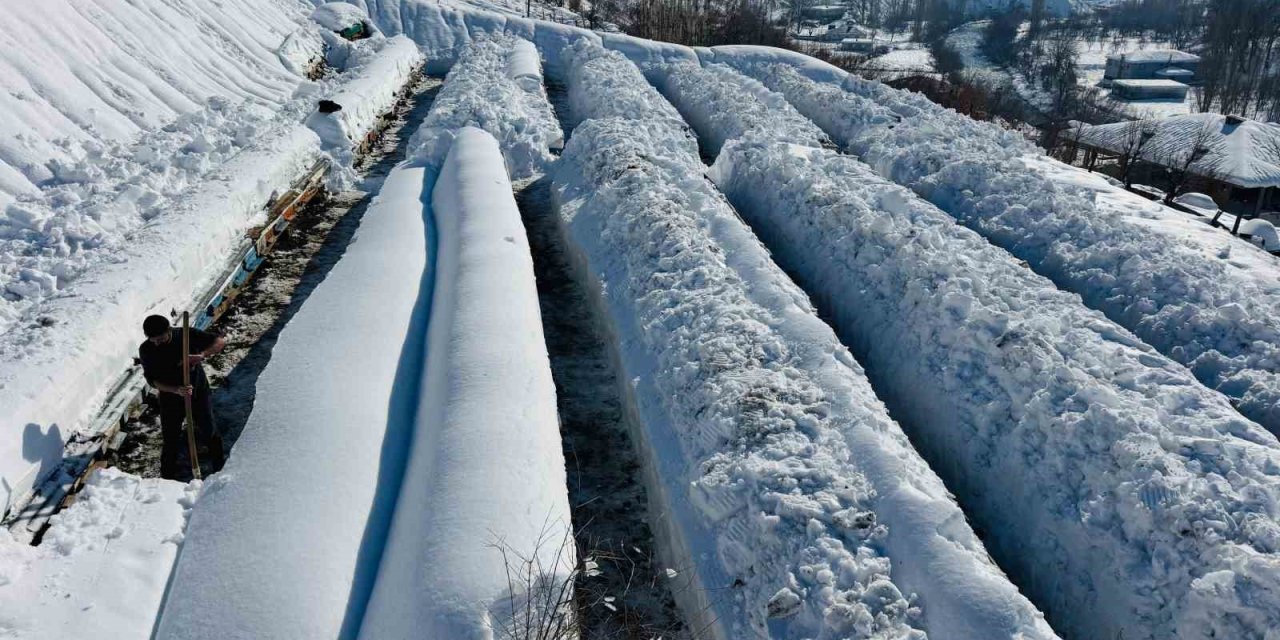 Şırnak’ta arıcıların zorlu kış mesaisi