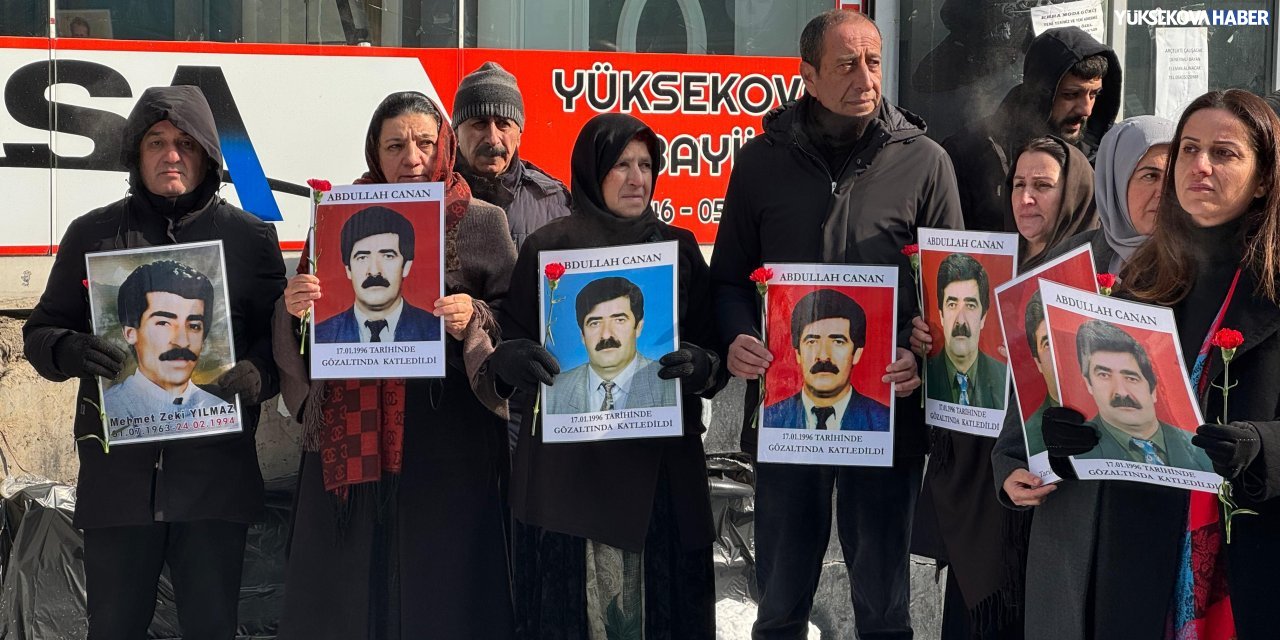 İHD Hakkari ve kayıp yakınları Abdullah Canan için adalet istedi