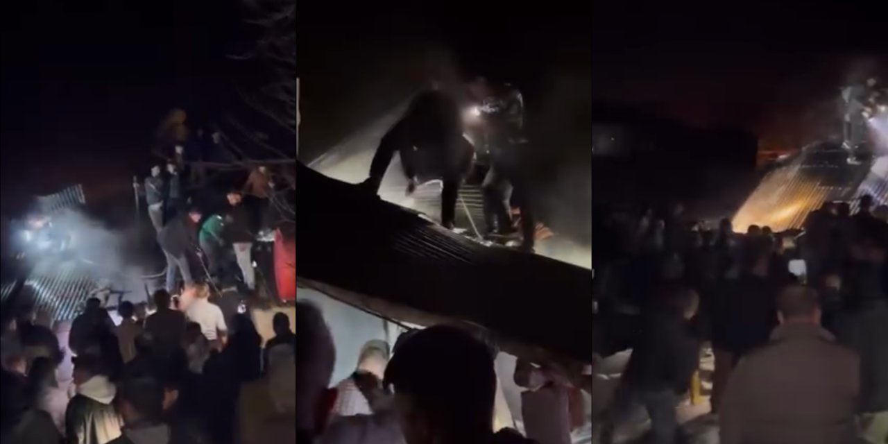 Derecik’te 4 kişilik ailenin evi yangında kullanılamaz hale geldi