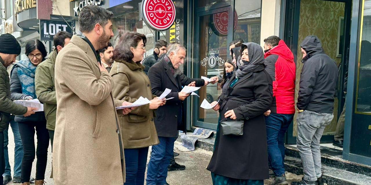 Dem Parti'den yürüyüş ve basın açıklamasına davet