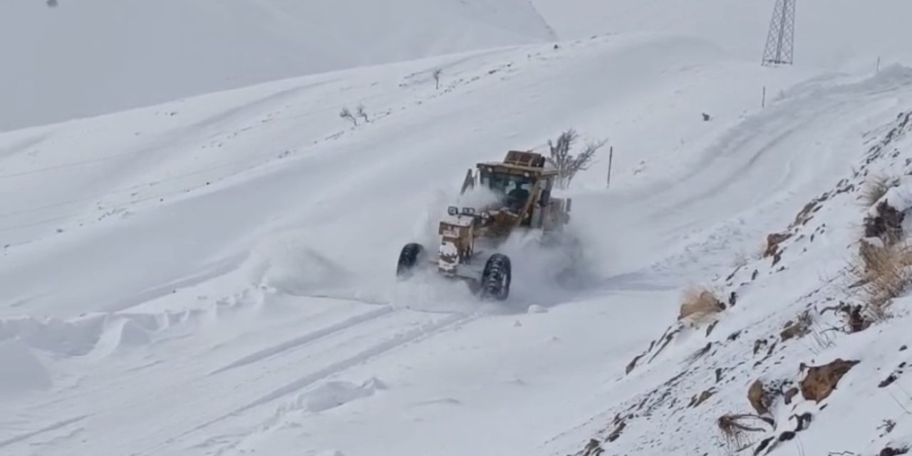 Hakkari'de 42 yerleşim yerinin yolu kapandı