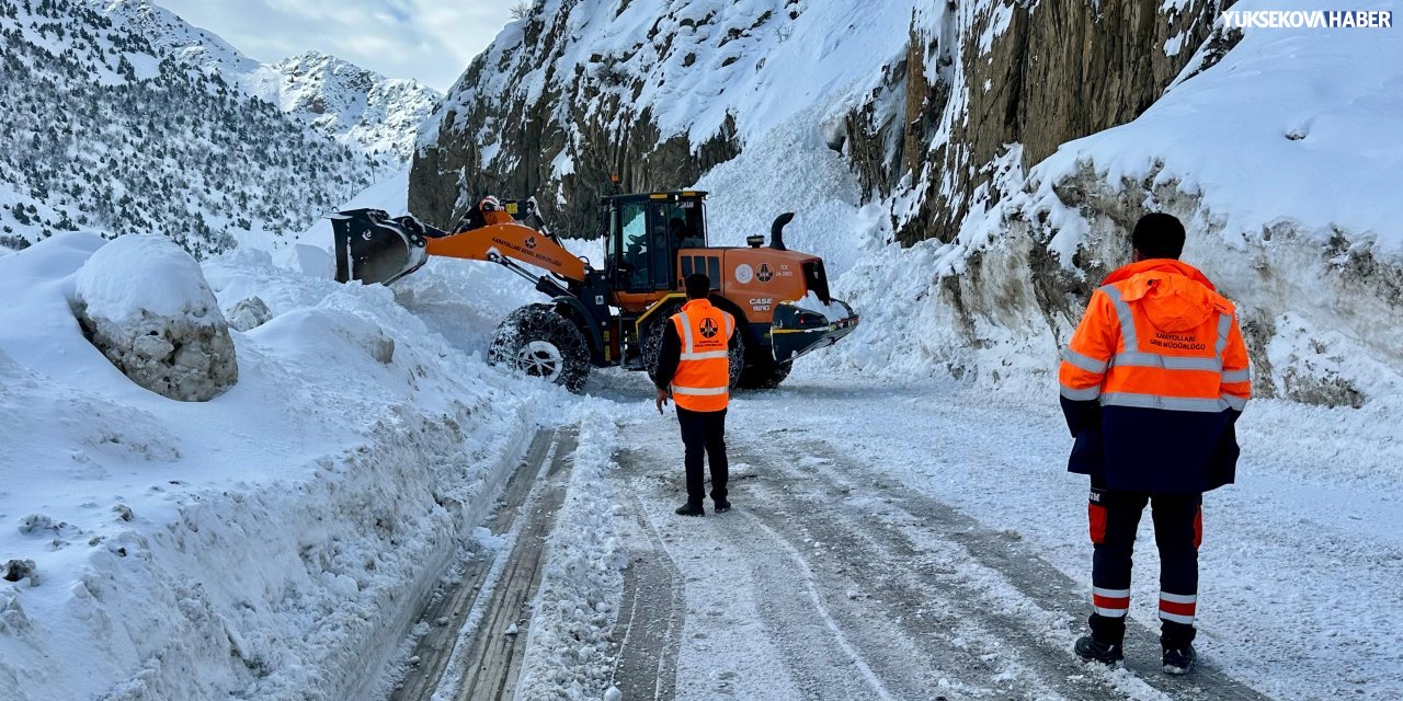 Hakkari-Van yolunda peş peşe çığ düştü