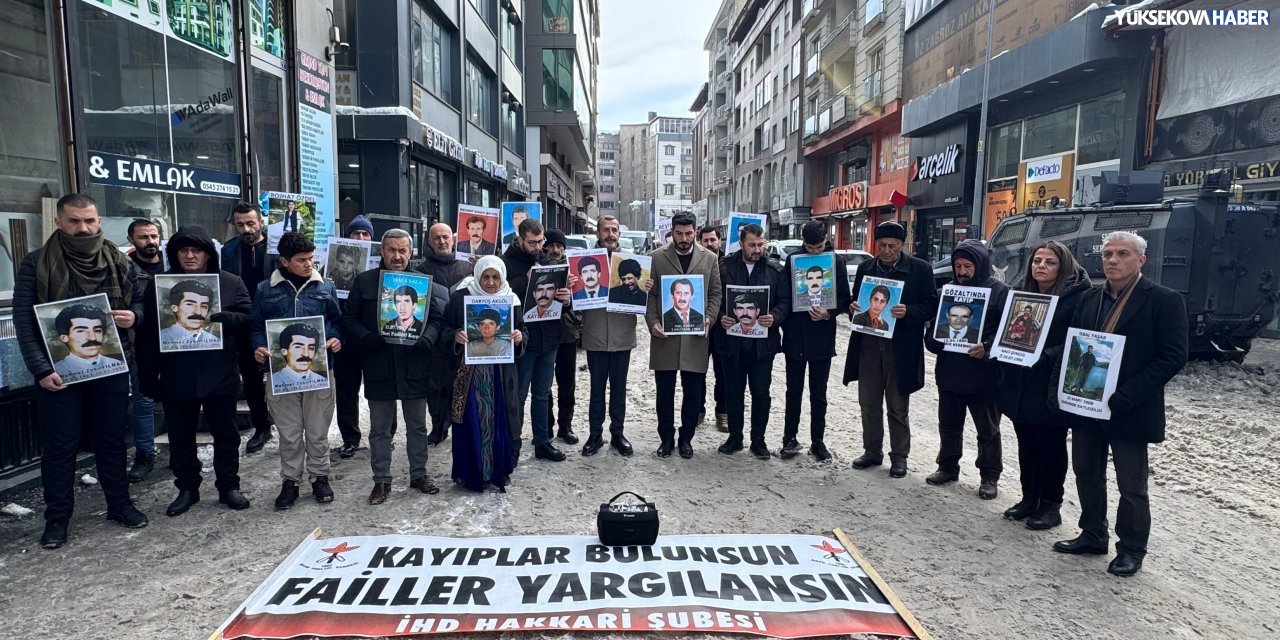 İHD Hakkâri ve kayıp yakınları Mehmet Ertak için adalet istedi