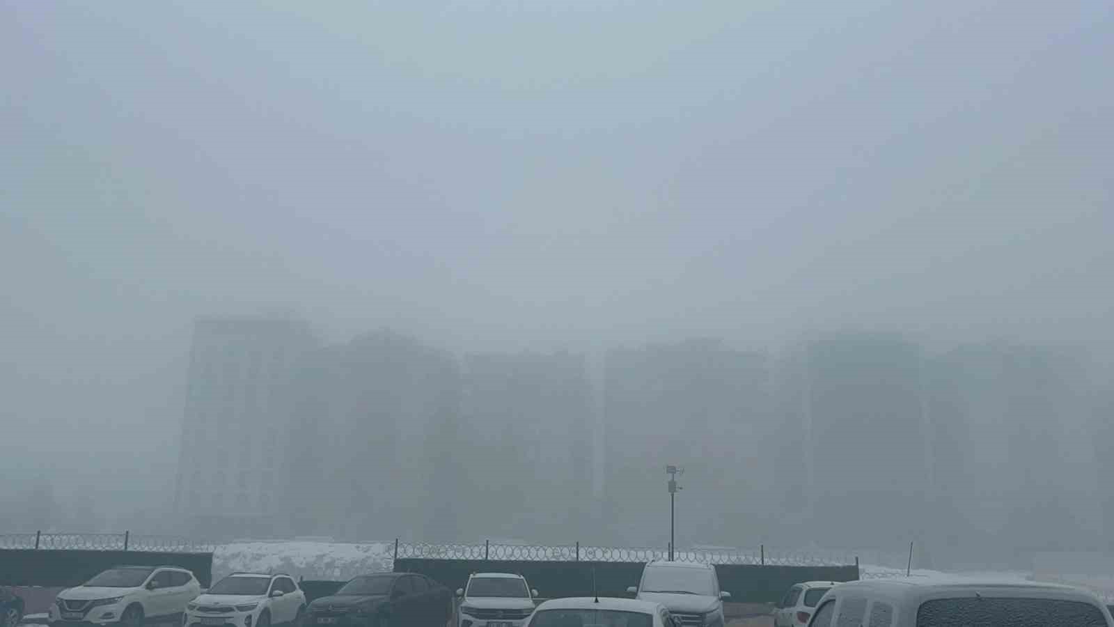 Diyarbakır'da sis etkili oldu