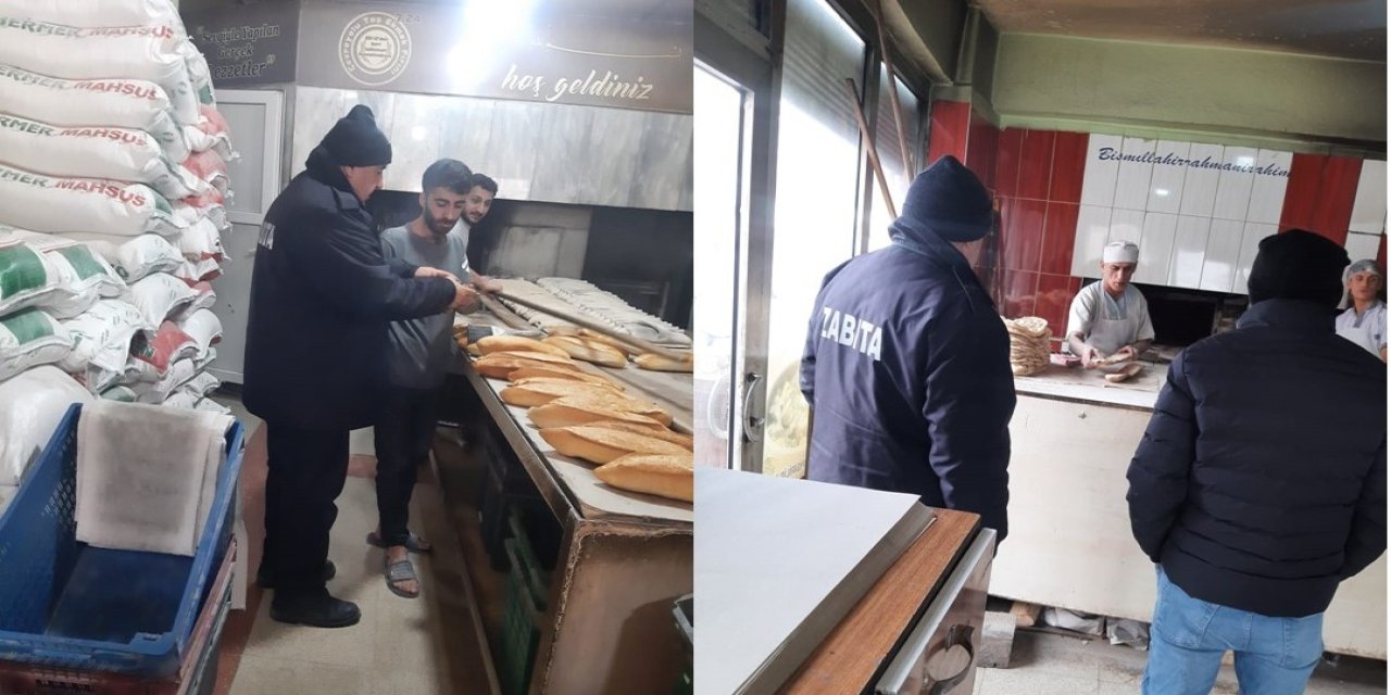 Hakkari’de fırınlara hijyen ve gramaj denetimi