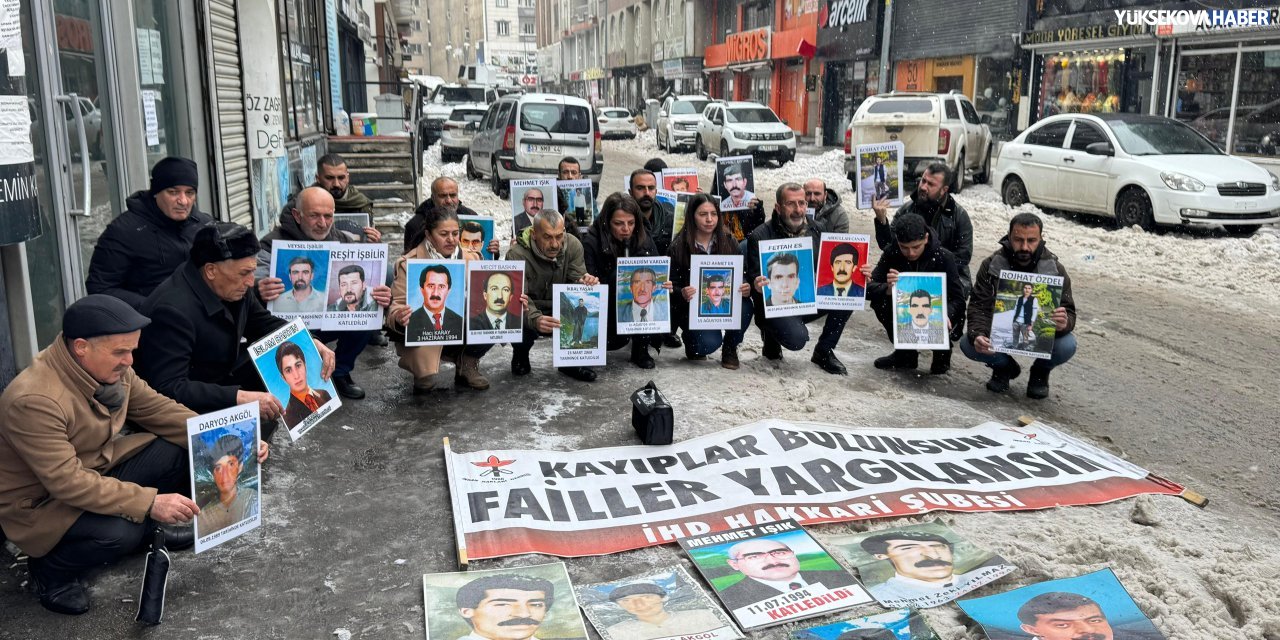 İHD Hakkâri ve kayıp yakınları Bedri Alagan için adalet istedi