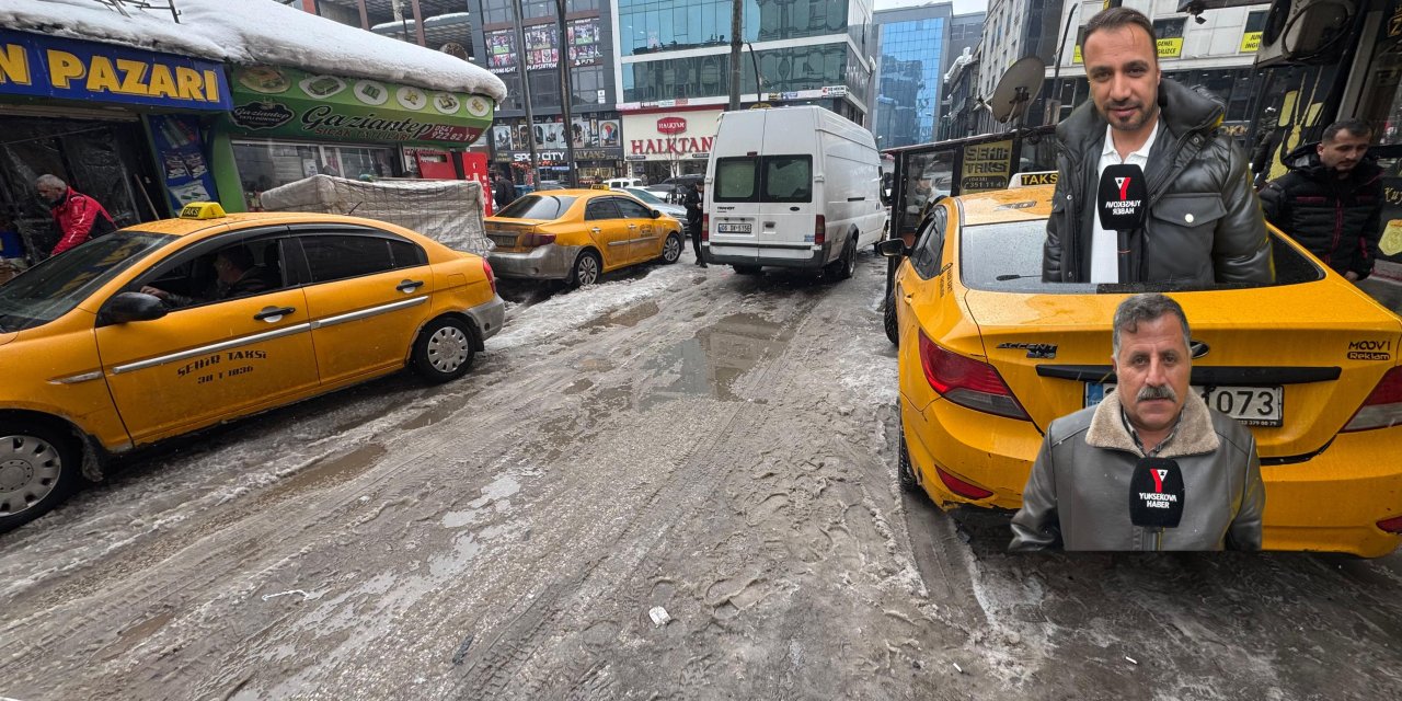 Yüksekova’da taksicilerden korsan taşımacılığa tepki