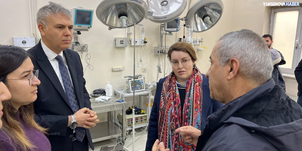 Yüksekova’da kazada yaralananlara geçmiş olsun ziyareti