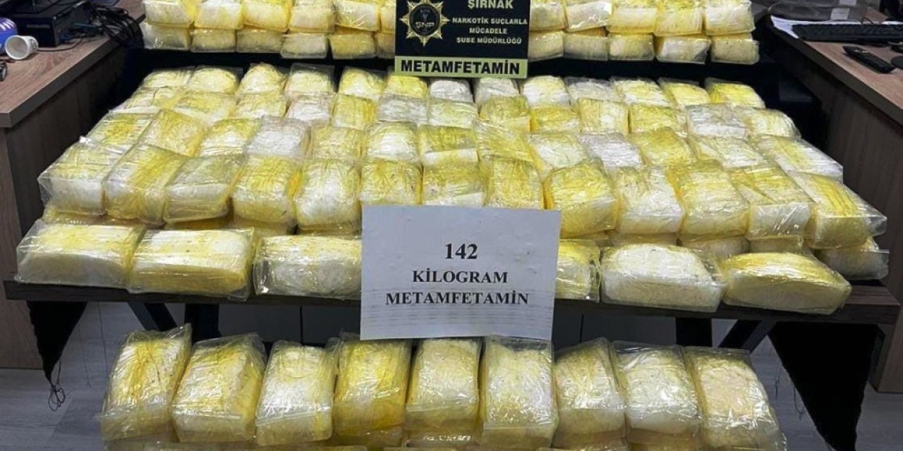 Cizre’de 142 kilo metamfetaminle yakalanan 2 şahıs tutuklandı