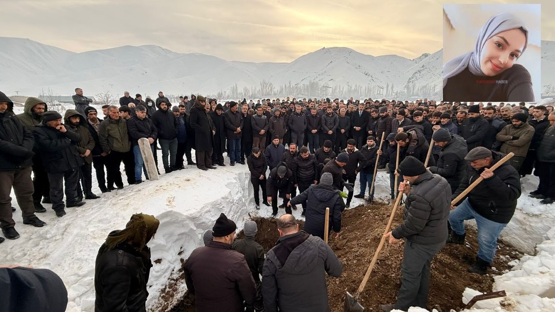 Yüksekova’da 23 yaşındaki Kübra Onat son yolculuğuna uğurlandı