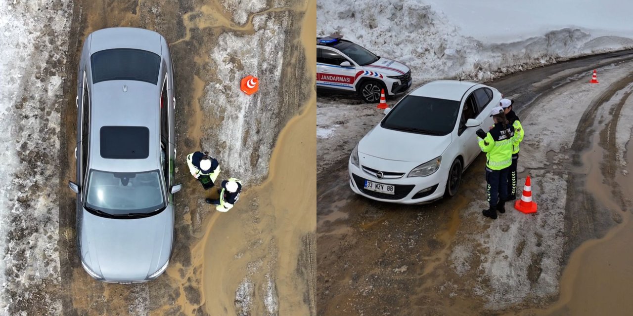 Mergabütan’da drone destekli trafik denetimi