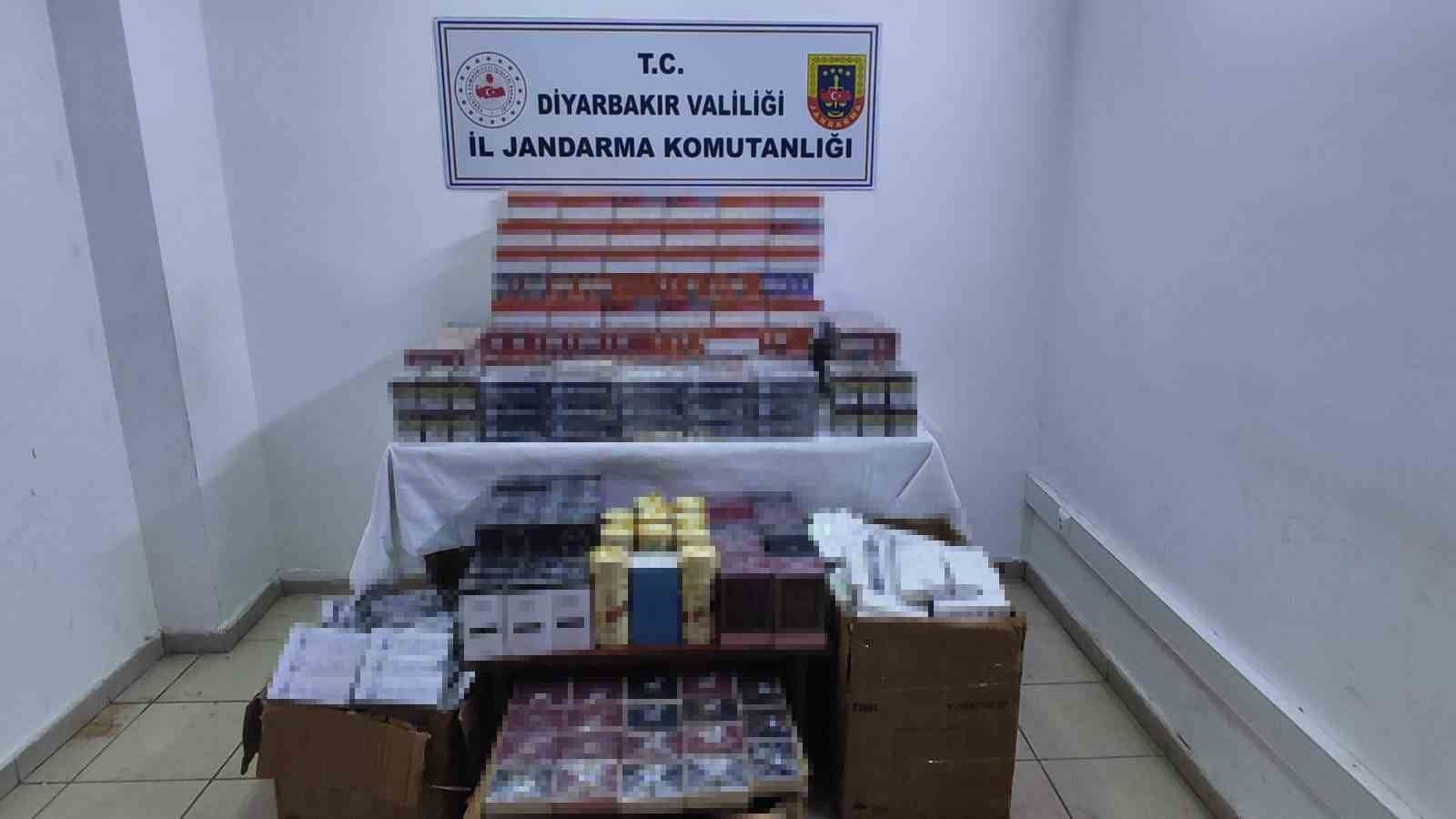 Diyarbakır’da kaçakçılık operasyonları: 2 milyon boş makaron yakalandı