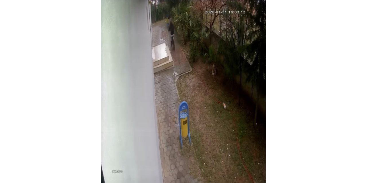 Mardin’de bisiklet hırsızlığı kamerada