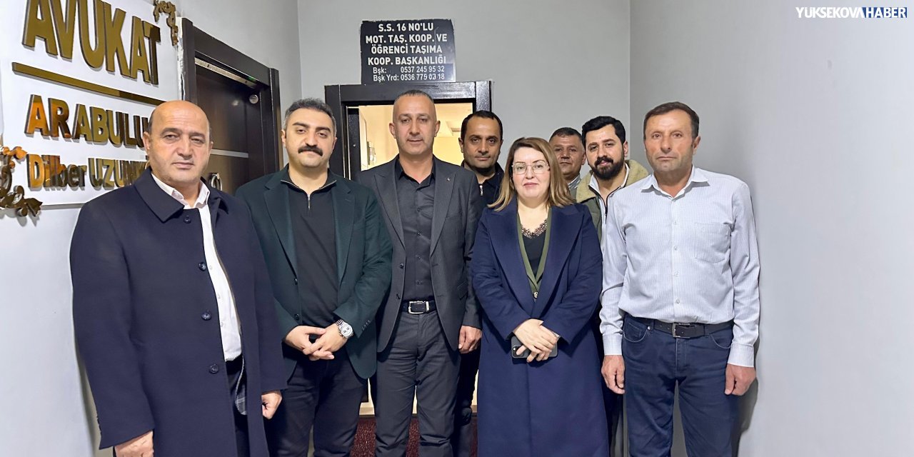 Yüksekova Belediyesi’nden Motorlu Taşıyıcılar ve Öğrenci Taşıma Kooperatifi’ne ziyaret