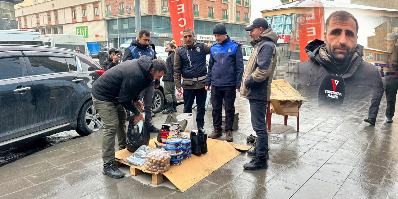 Yüksekova’da seyyar satıcı isyan etti: “Çalışmaya mecburuz, yetkililer bize yer ayarlasın”