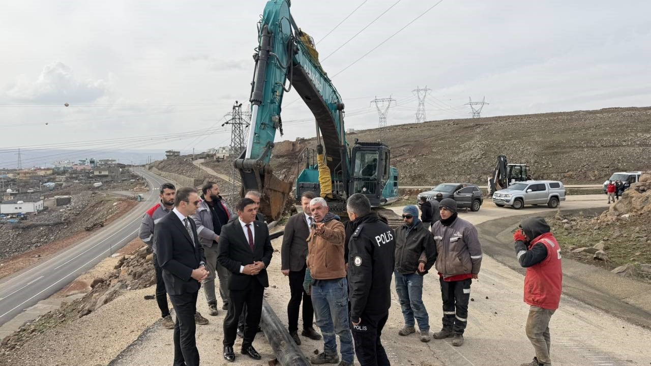 Kaymakam Memiş, su projesi alanını inceledi