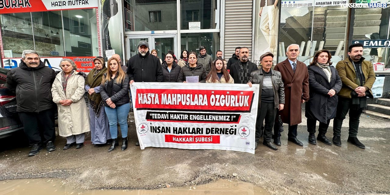 Yüksekova’da İHD Hakkari'den hasta tutuklu Hatice Onaran için açıklama