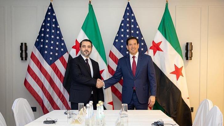 Suriye Dışişleri Bakanı Şeybani, ABD’li mevkidaşı Rubio ile görüştü