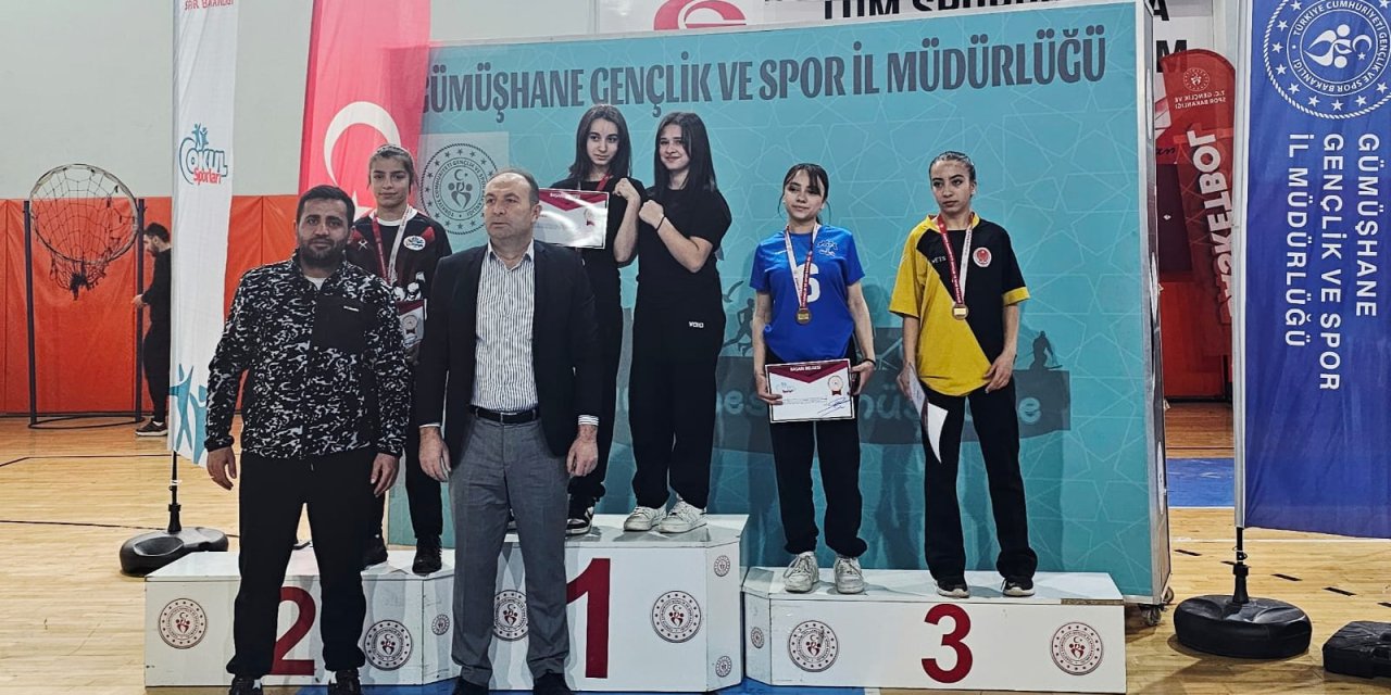 Hakkarili sporculardan bilek güreşinde 6 madalya