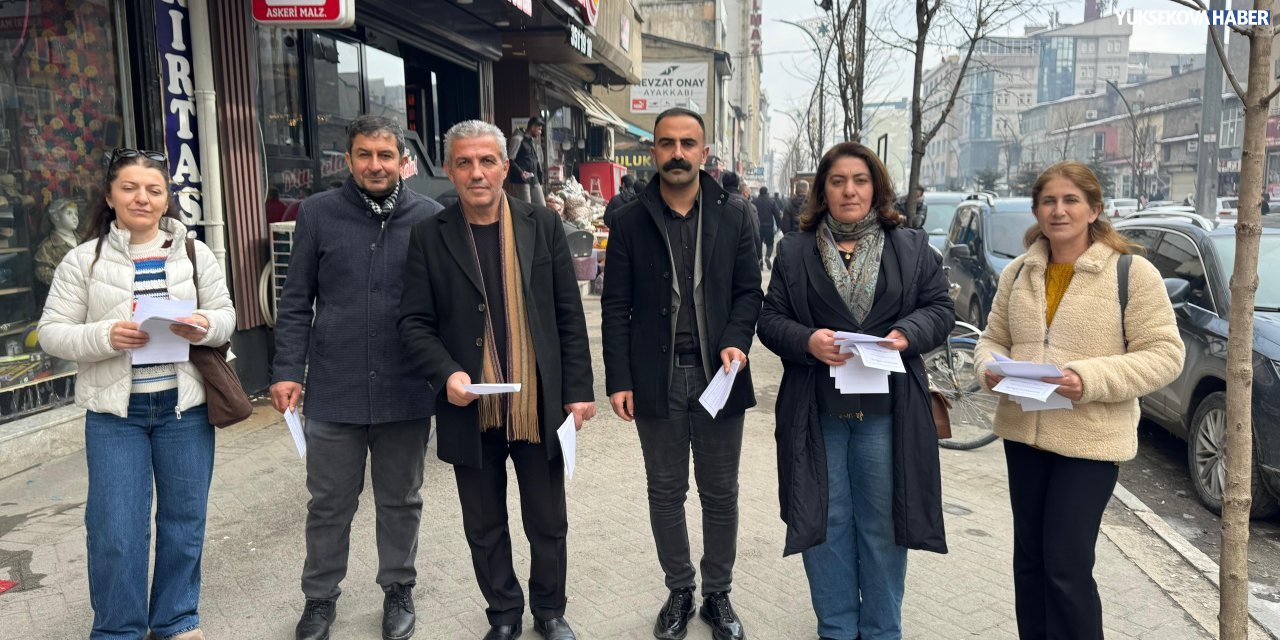 DEM Parti’den Yüksekova’da halk toplantısına davet