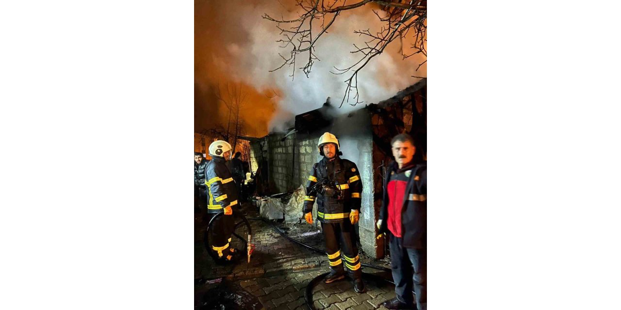 Güroymak’ta korkutan yangın