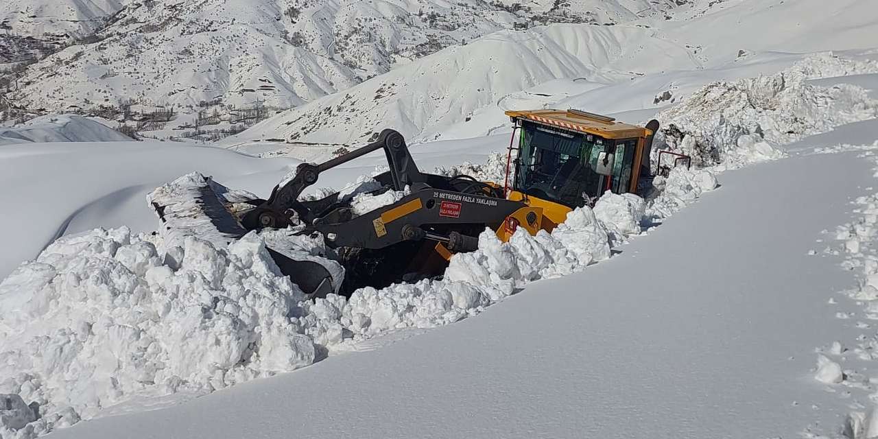 Hakkari İl Özel İdaresi: Kapanan 79 yerleşim yolunun tamamı ulaşıma açıldı