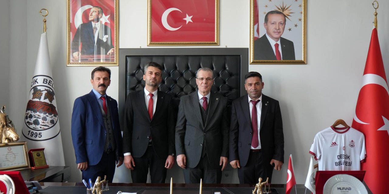 Yeniden Refah Partisi, Derecik’te başkan vekili Mesut Tekin’i ziyaret etti