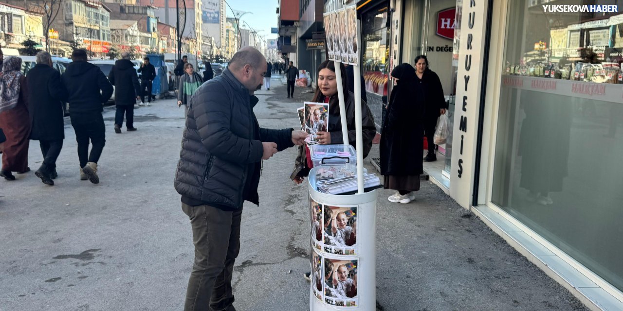 Yüksekova’da SMA hastaları için destek standı kuruldu