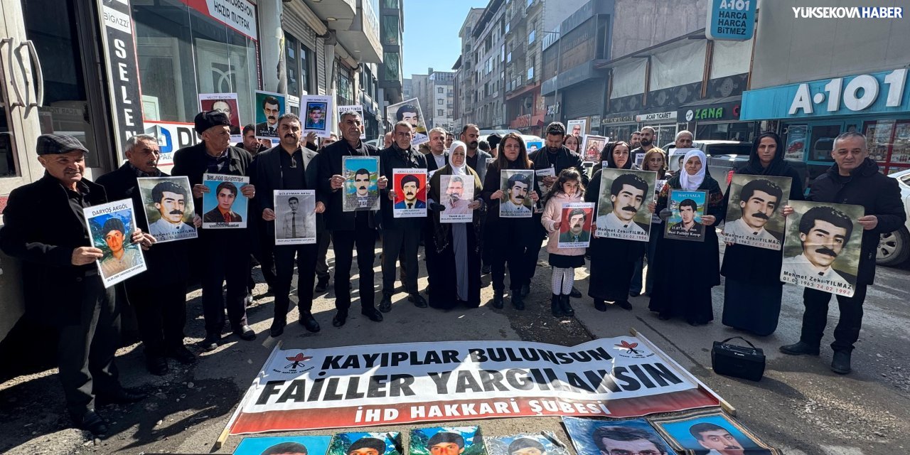 İHD Hakkari ve kayıp yakınları, Mehmet Zeki Yılmaz için adalet talep etti