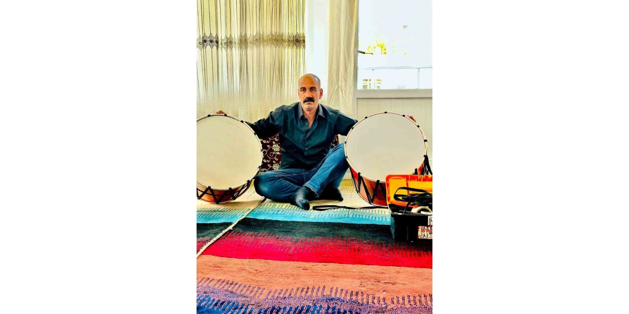 Diyarbakır'da 40 yıldır baba mesleği davul imalatı yapıyor