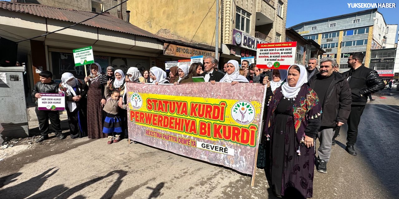 Yüksekova’da 21 Şubat Dünya Anadili Günü açıklaması