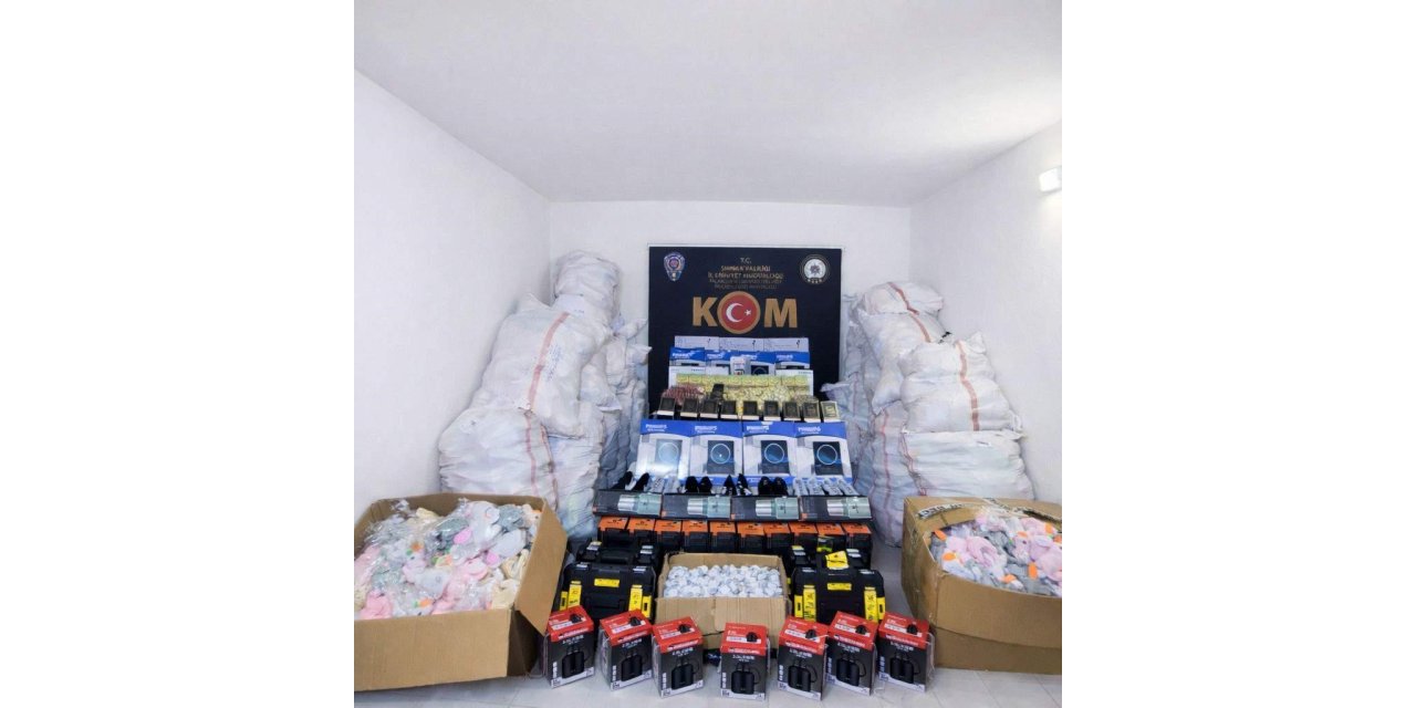 Şırnak’ta 17,8 milyonluk kaçak ürün ele geçirildi: 10 tutuklama