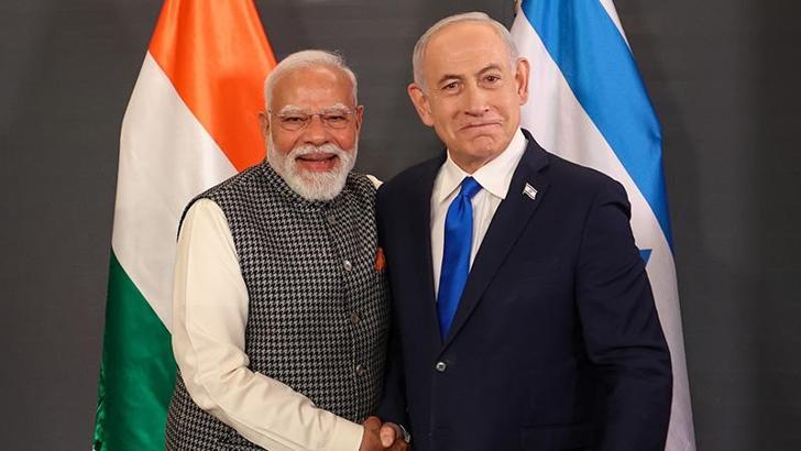 Hindistan Başbakanı Modi, İsrail Başbakanı Netanyahu ile görüştü