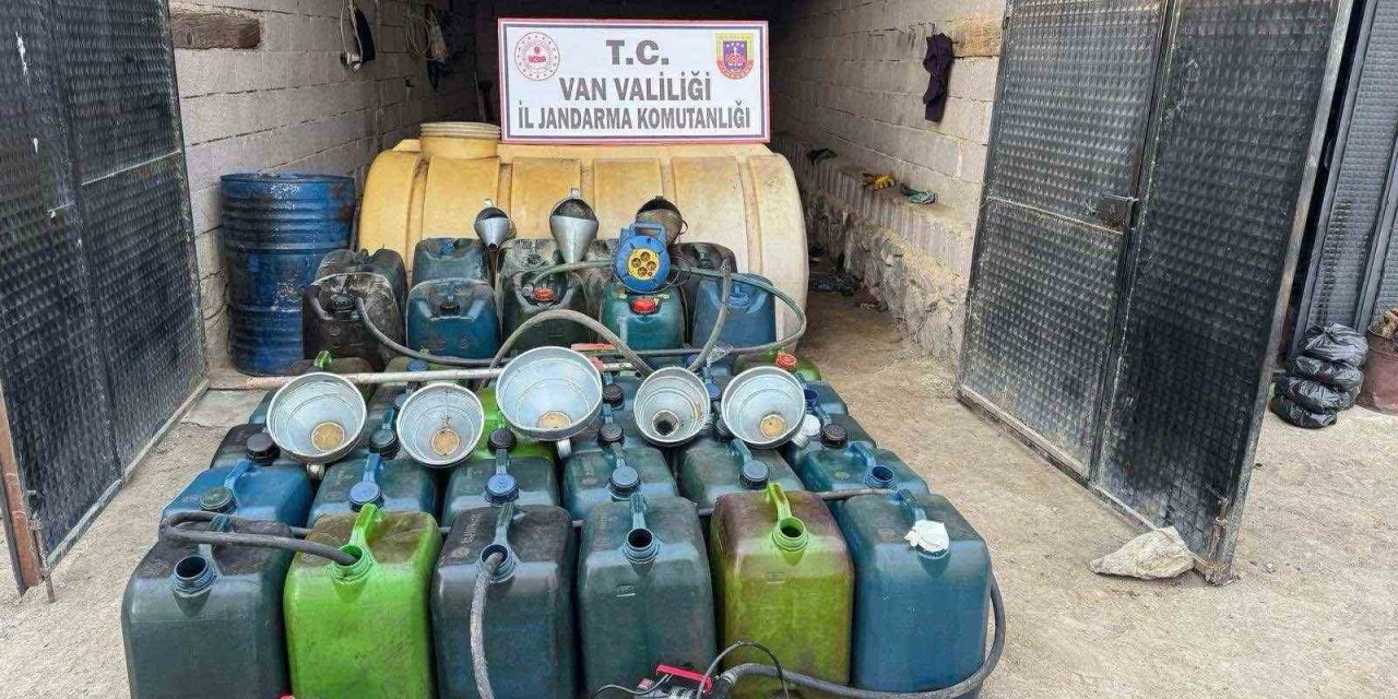Van’da kaçak akaryakıt ele geçirildi