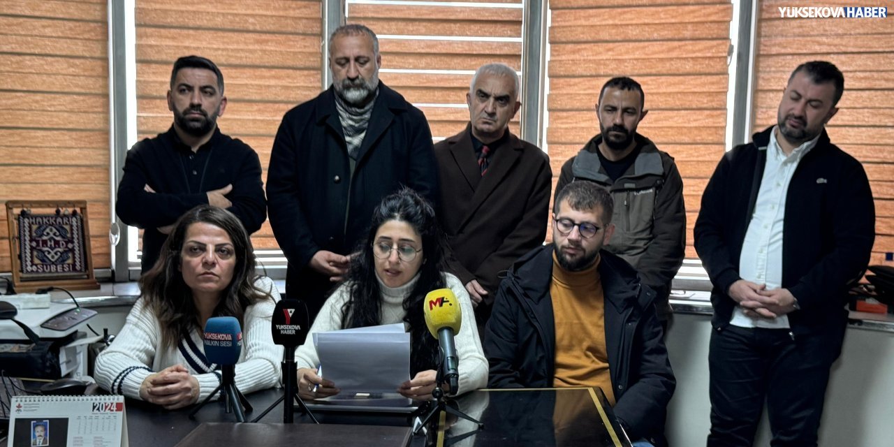 İHD Hakkâri Şubesi 2025 yılı hak ihlalleri raporunu açıkladı