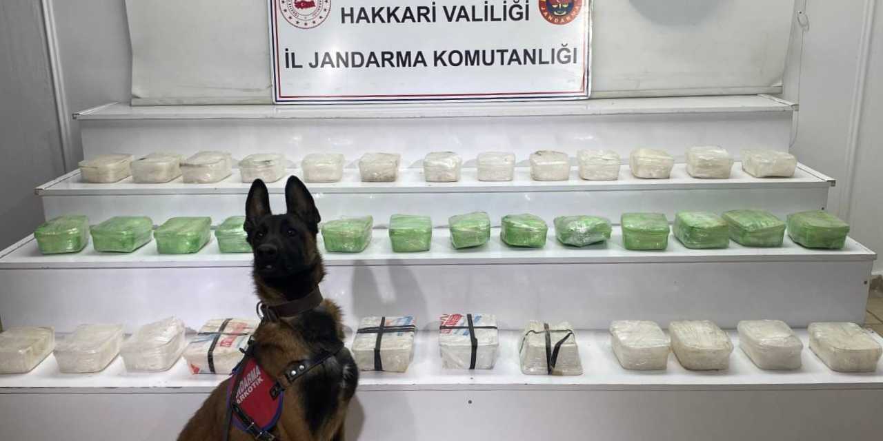 Yüksekova’da 43 kilo metamfetamin ele geçirildi