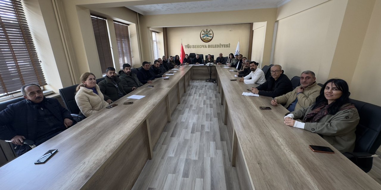 Yüksekova Belediyesi Mart ayı meclis toplantısı yapıldı