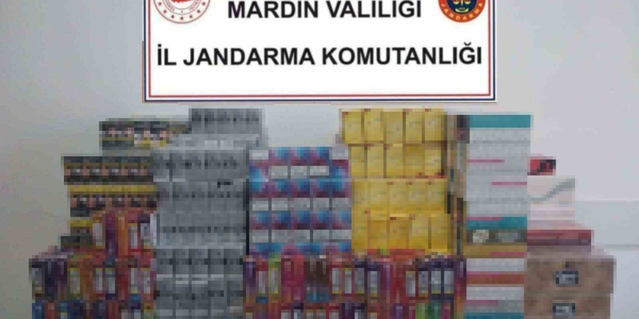Mardin’de 10 bin paket kaçak sigara yakalandı