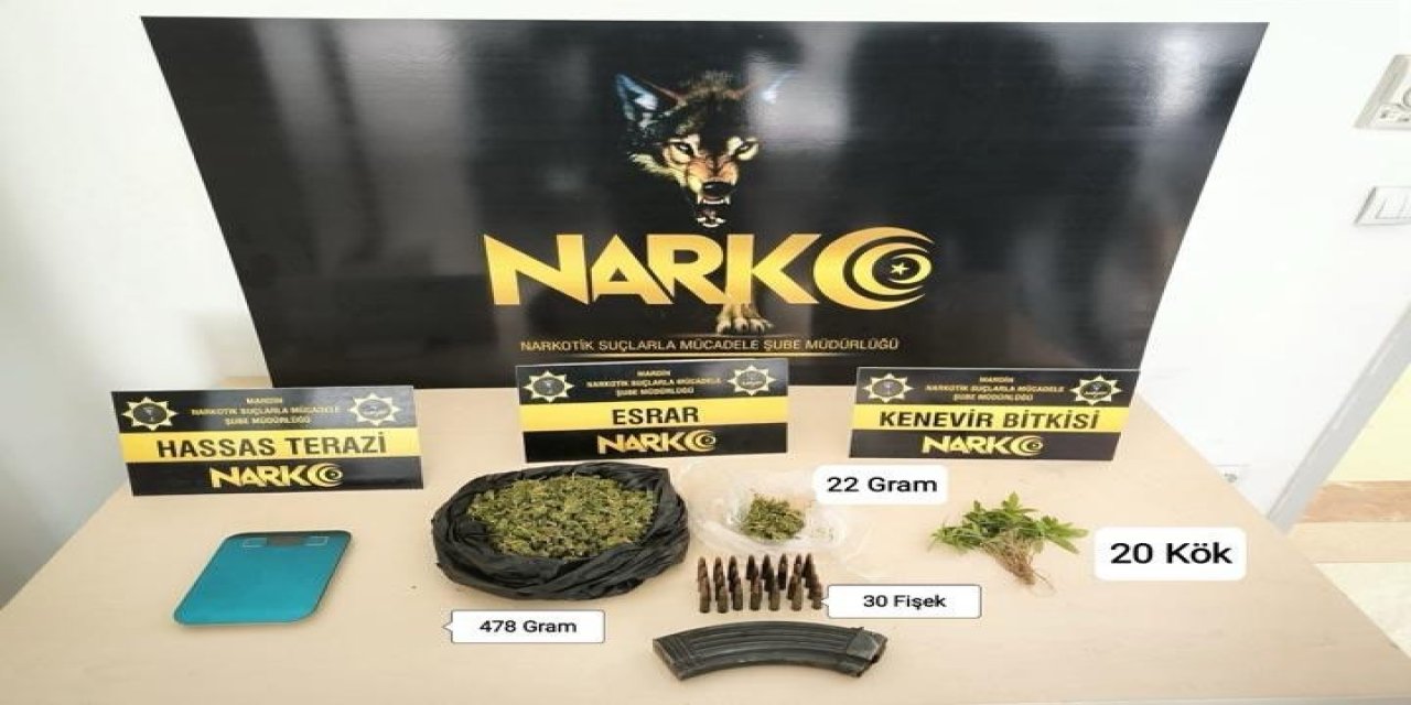 Mardin’de uyuşturucu operasyonu: 2 kişi gözaltına alındı
