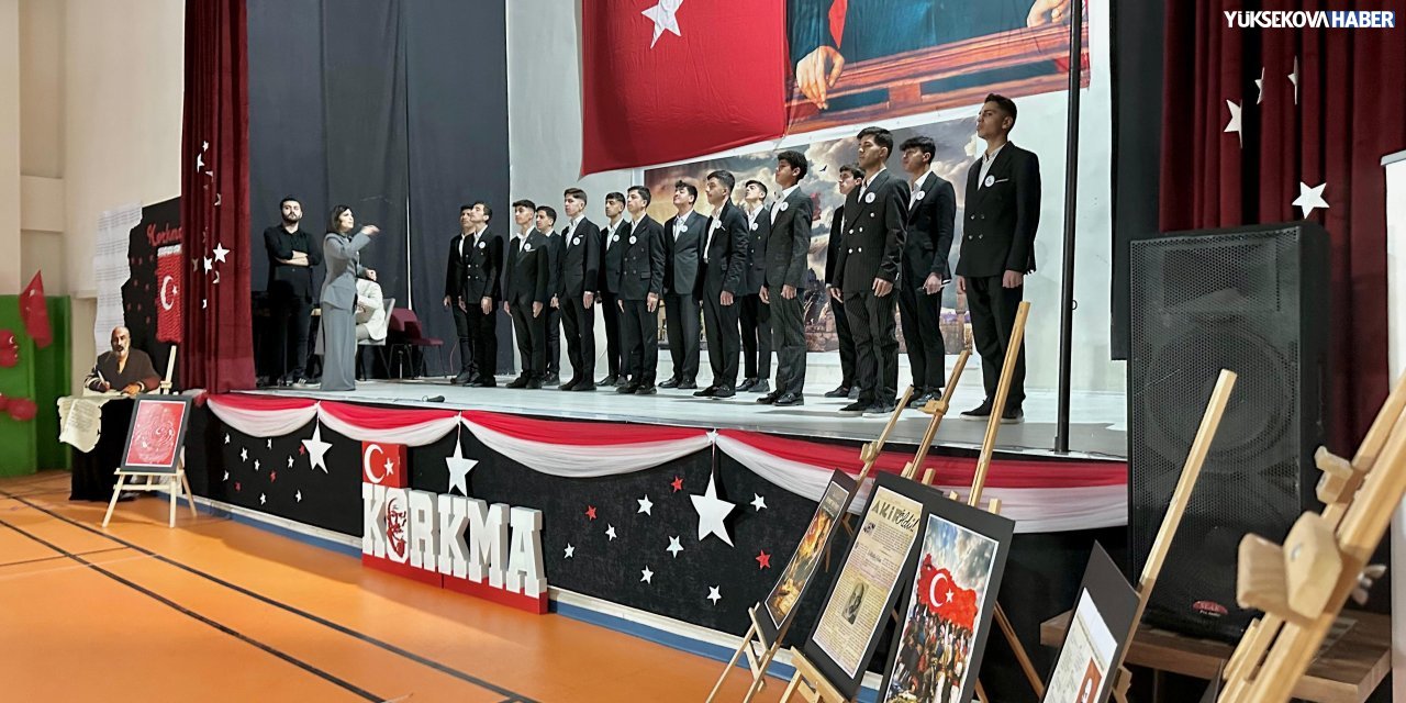 Yüksekova’da Mehmet Âkif Ersoy’u anma programı düzenlendi