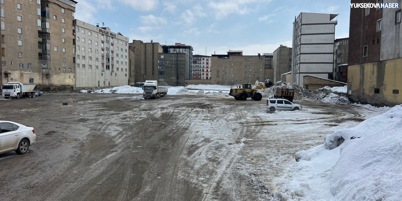 Yüksekova’da Newroz alanında temizlik ve düzenleme çalışması