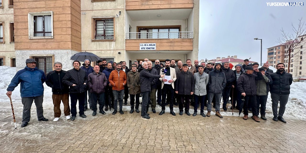 Yüksekova’da Pizok TOKİ’de yönetim krizi: Yeni yönetim devir teslim talep etti