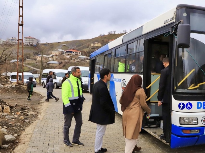 Derecik Belediyesi’nden Ramazan Bayramı kapsamında ücretsiz ulaşım